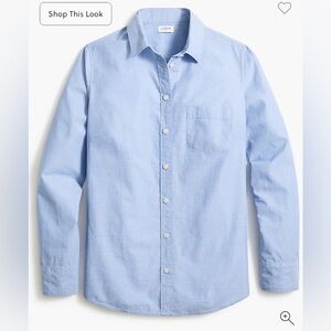 J. Crew Factory Sky Blue Button-Down Shirt